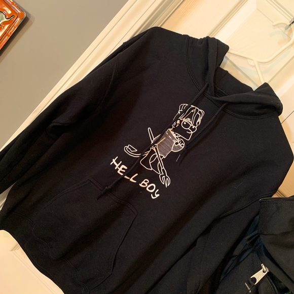Rare Lil Peep x Superrradical Hellboy Hoodie